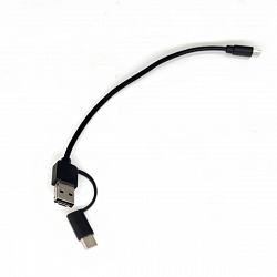 Видеоэндоскоп управляемый USB, 1Мп, 1280x720, 0.8м, 8.5мм, 180° iCartool IC-V8051W - USB кабель для подключения короткий