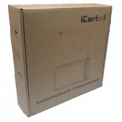 Видеоэндоскоп промышленный, 4.3", 1Мп, 1280x720, 3м, 8мм зонд iCartool IC-V129 - Коробка