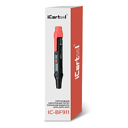 Портативный электронный тестер тормозной жидкости DOT3, DOT4, DOT5.1 iCartool IC-BF911 - Коробка