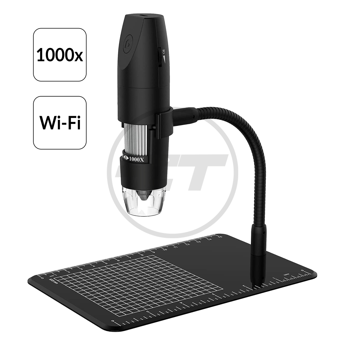 IC-V316 Микроскоп цифровой WIFI/USB, 2Мп, 1000X, 1920x1080 iCartool IC-V316  купить на сайте Car-tool.RU