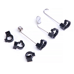 Эндоскоп промышленный, экран 4.3", 2Мп, 5м, 8.5мм зонд iCartool IC-VC85 - Насадки: крюк, магнит, зеркало