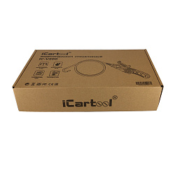 Видеоэндоскоп управляемый USB, 2Мп, 1920x1080, 1м, 6мм, 360° iCartool IC-V200 - Коробка