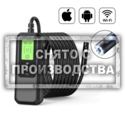 Видеоэндоскоп WIFI 2 камеры, 3.5Мп, 2560x1440, 3м, 7.9 мм зонд iCartool IC-V803-2