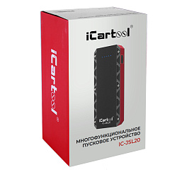 Пусковое устройство 12В, 20 000 мАч, 1000/2000А iCartool IC-JSL20 - Упаковка