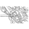 Торцевая головка шкива Subaru Car-Tool CT-A1463