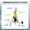 Съемник пневмогидравлический 50т Car-Tool CT-0050Q