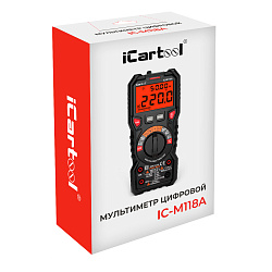 Мультиметр цифровой iCartool IC-M118A - Упаковка