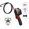 Видеоэндоскоп управляемый USB, 2Мп, 1920x1080, 1м, 6мм, 360° iCartool IC-V200
