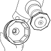 Головка для ступицы задних колес HINO Car-Tool CT-A1286