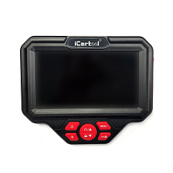 Видеоэндоскоп управляемый, экран 5", 2Мп, 1920x1080, 1м, 6мм, 360° iCartool IC-V200C - Экран