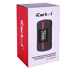 Пусковое устройство c компрессором 12В, 12 000 мАч, 600/1200А iCartool IC-JSD12P - Упаковка