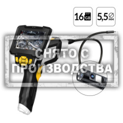 Видеоэндоскоп промышленный с 2 камерами, 4.3", 2Мп, 1м, 5.5 мм карта 16ГБ iCartool IC-V112B