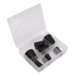 Комплект конусных пробок (заглушек) для дымогенератора, 8 шт 14.5, 19, 24, 34.5 мм ОДА Сервис ODA-SG04