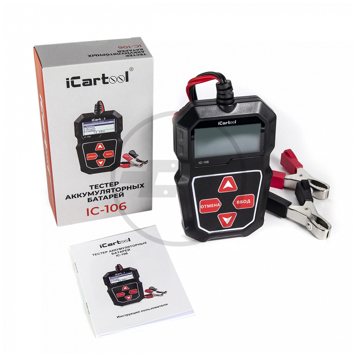 IC-106 Тестер аккумуляторных батарей iCartool IC-106  на сайте .