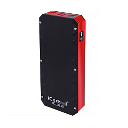 Пусковое устройство 12В, 20 000 мАч, 1000/2000А iCartool IC-JSL20 - Пусковое устройство