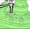 Спецключ для сливной пробки КПП VAG 3357 Car-Tool CT-A2070